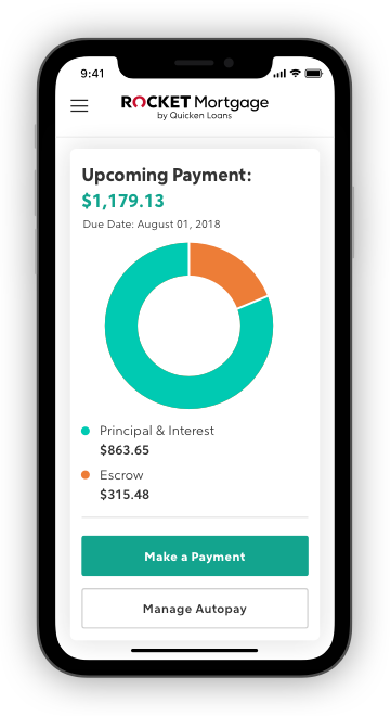 Rocket Mortgage Payments On Phone