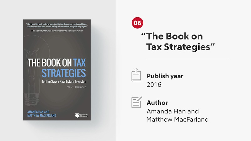 The Book on Tax Strategies book cover.