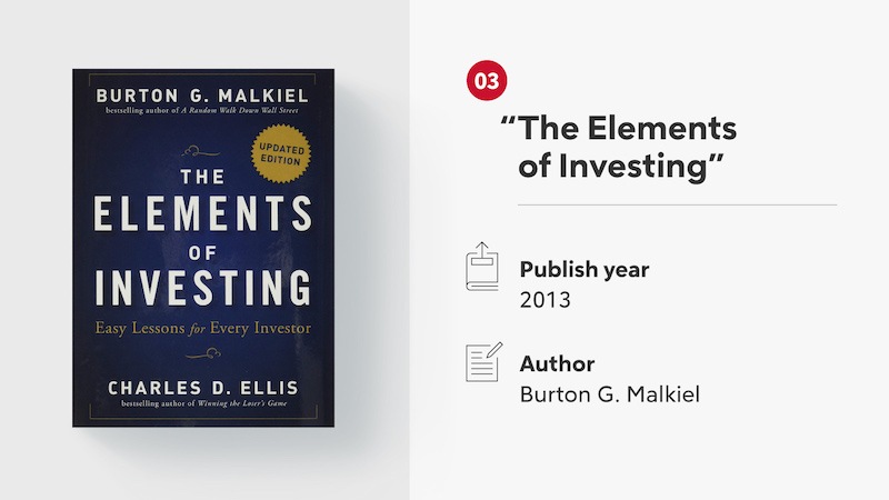 The Elements of Investing book cover.