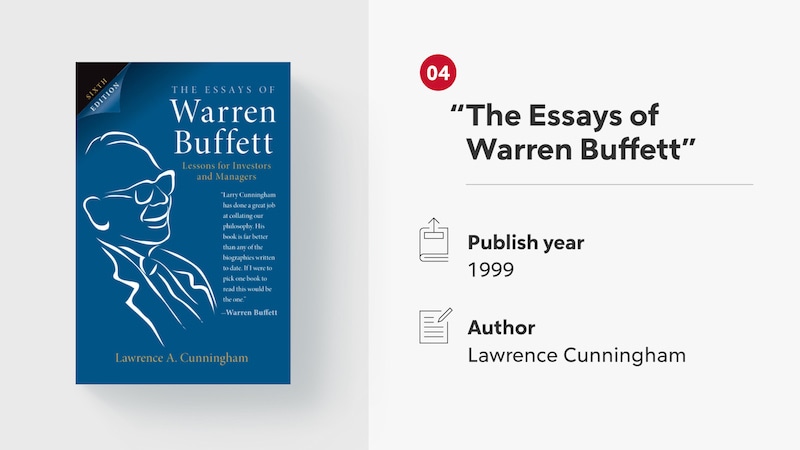 The Essays of Warren Buffett book cover.
