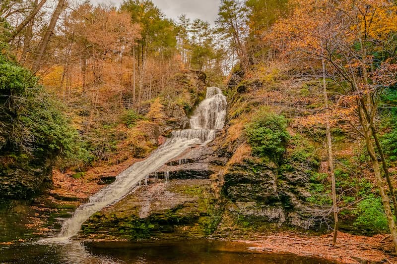 Dingmans Falls in the Pocono Mountains