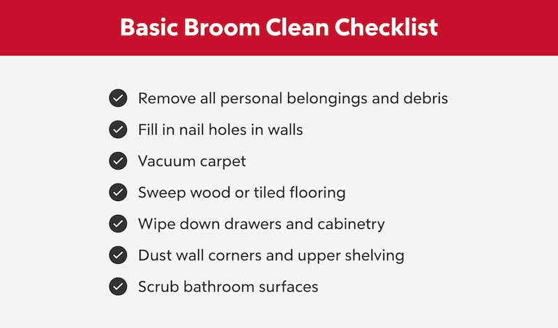 Basic Broom Clean Checklist
