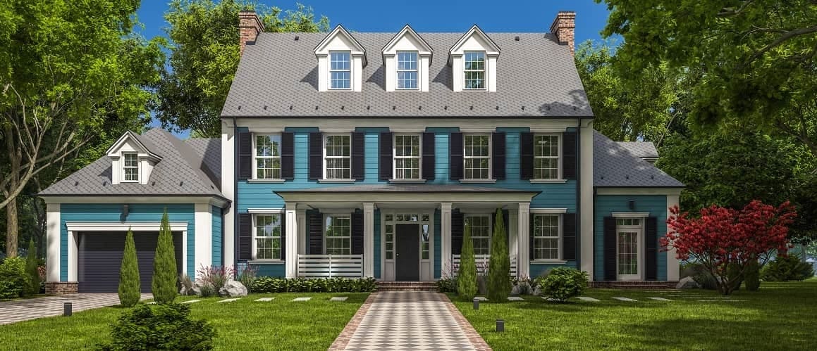 Beautiful classic country house.