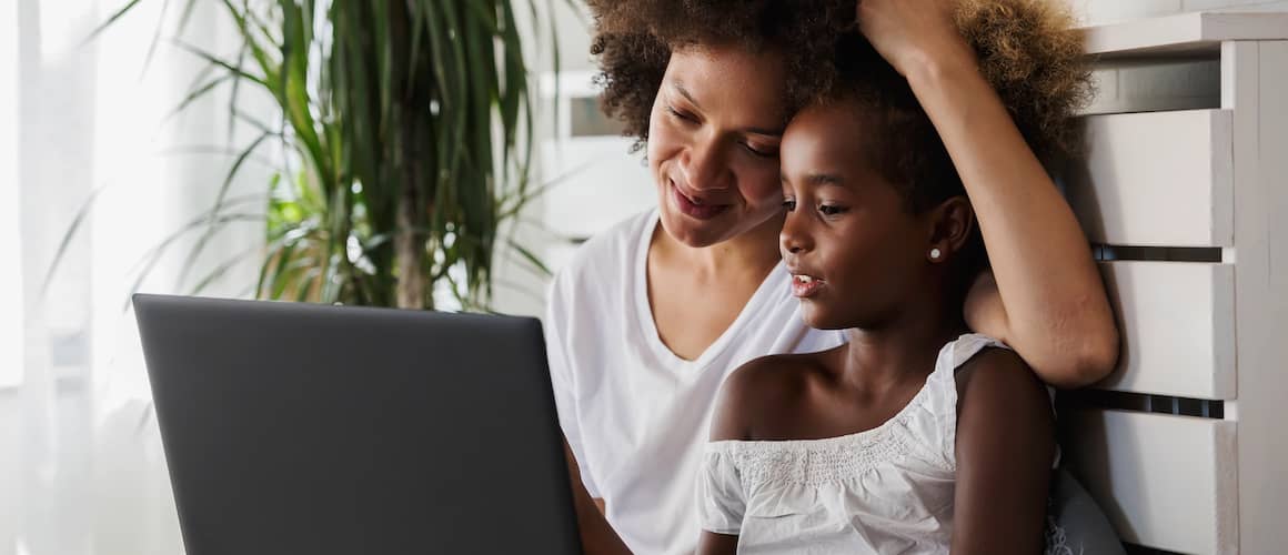 Mother and daughter looking at homes to purchase and Mother is seeking Floating Interest Rate information,