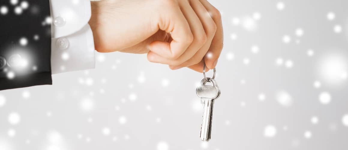 Man Handing Keys off