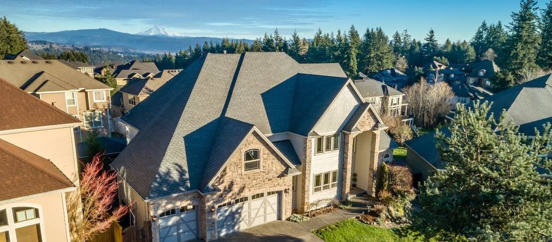 Luxury home in Pacific Northwest.