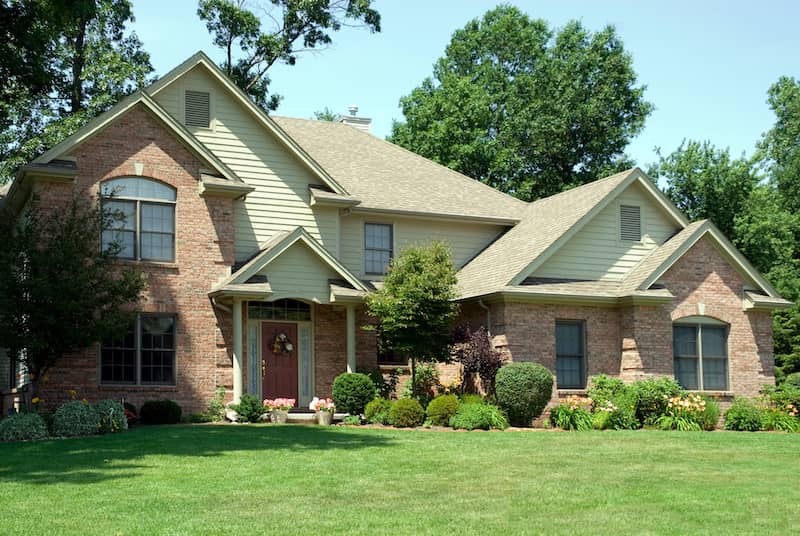 Split level style home.