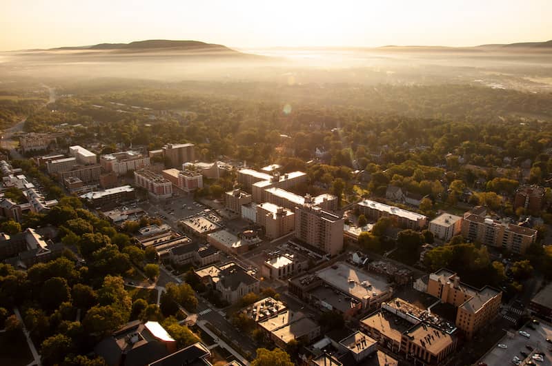 State College Pennsylvania Aerial View