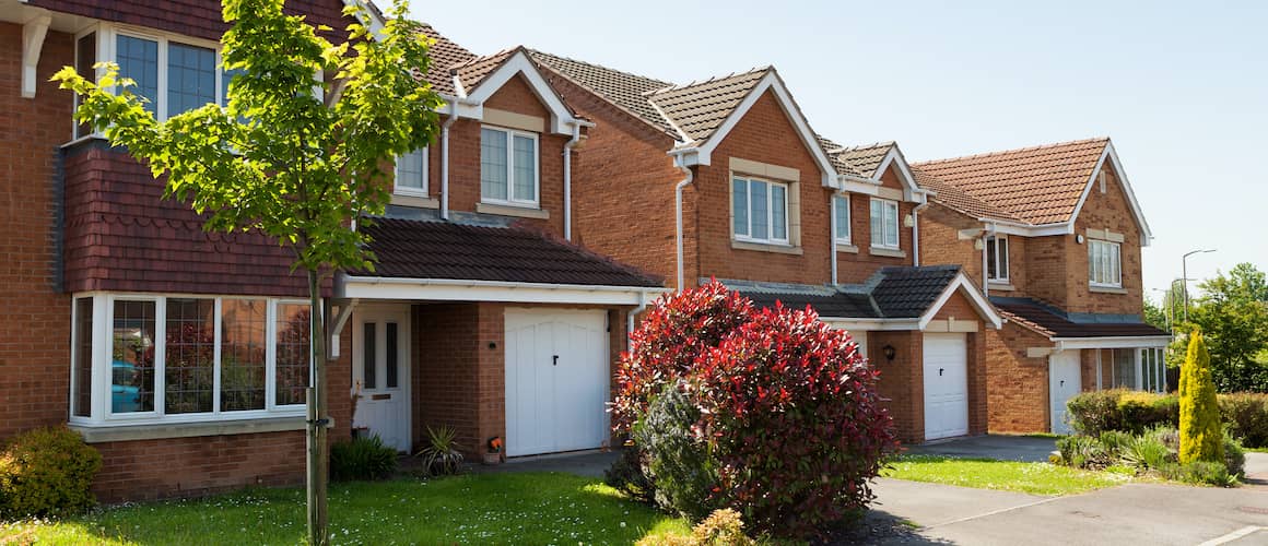 brick urban homes