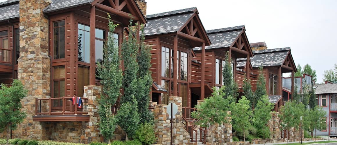 New homes in Jackson, Wyoming.
