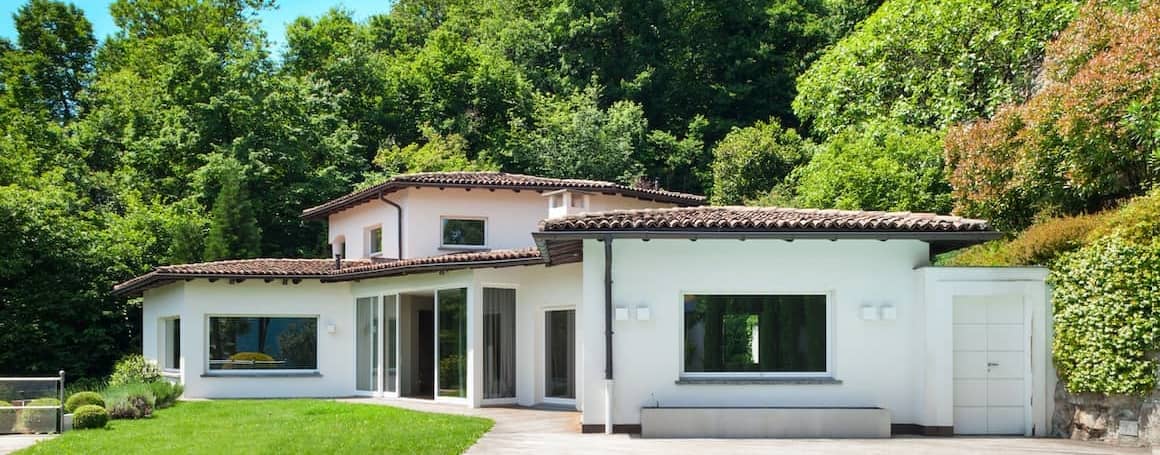White Ranch Style House